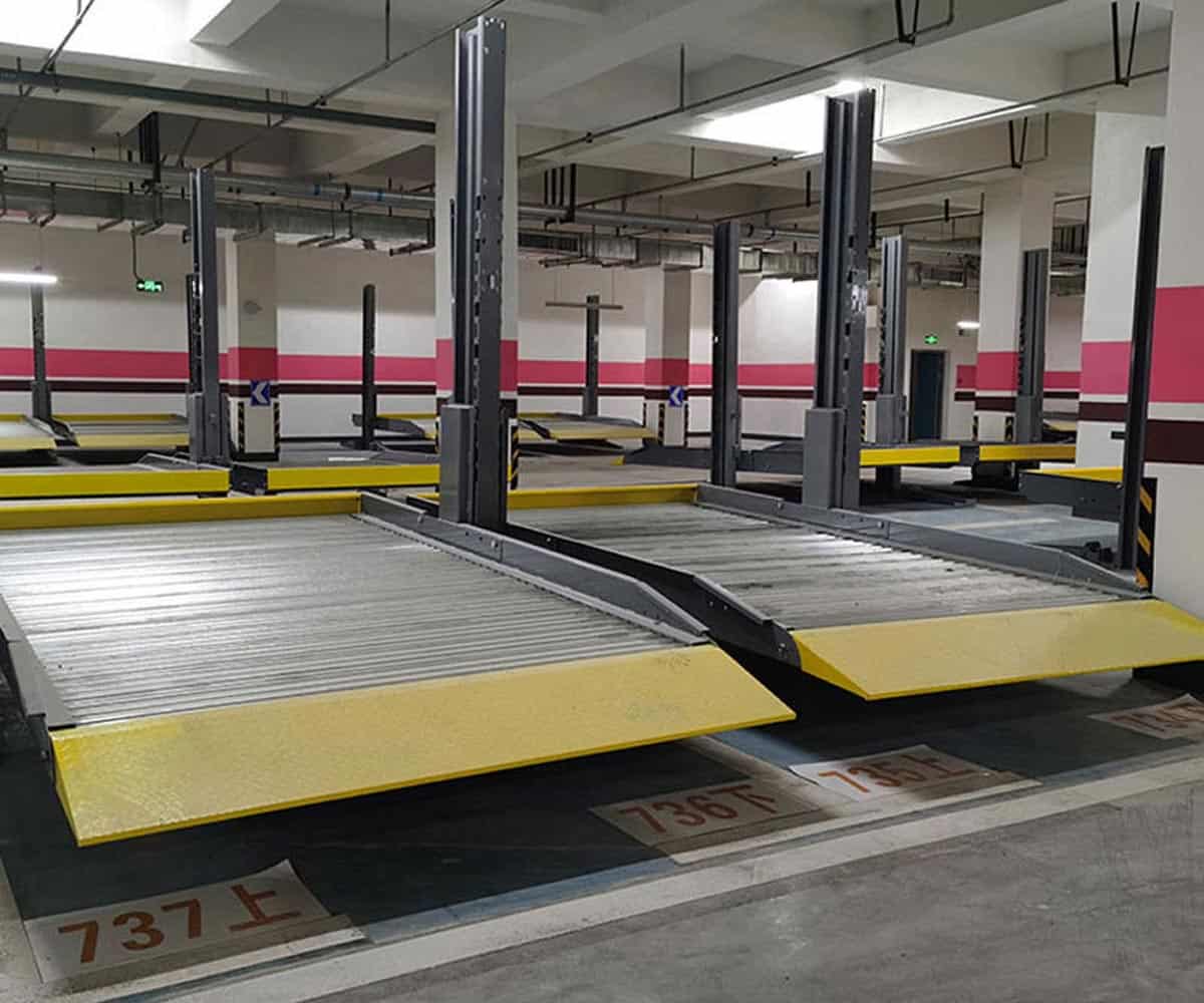 2層簡易式機械停車位價格